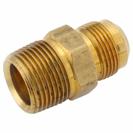 ANDERSON METALS 15/16 in. Male Flare in. X 1/2 in. D MIP Brass Gas Appliance Adapter 54748-1508AH